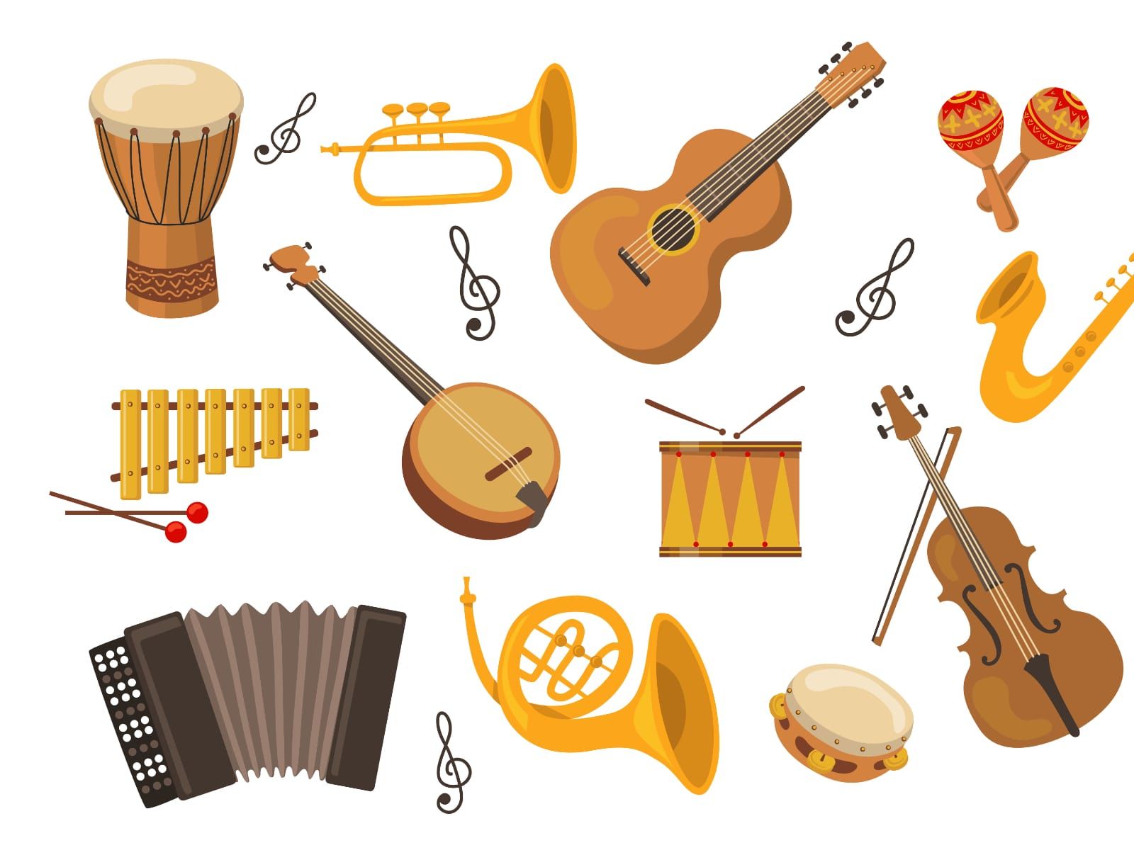 contoh alat musik ritmis
