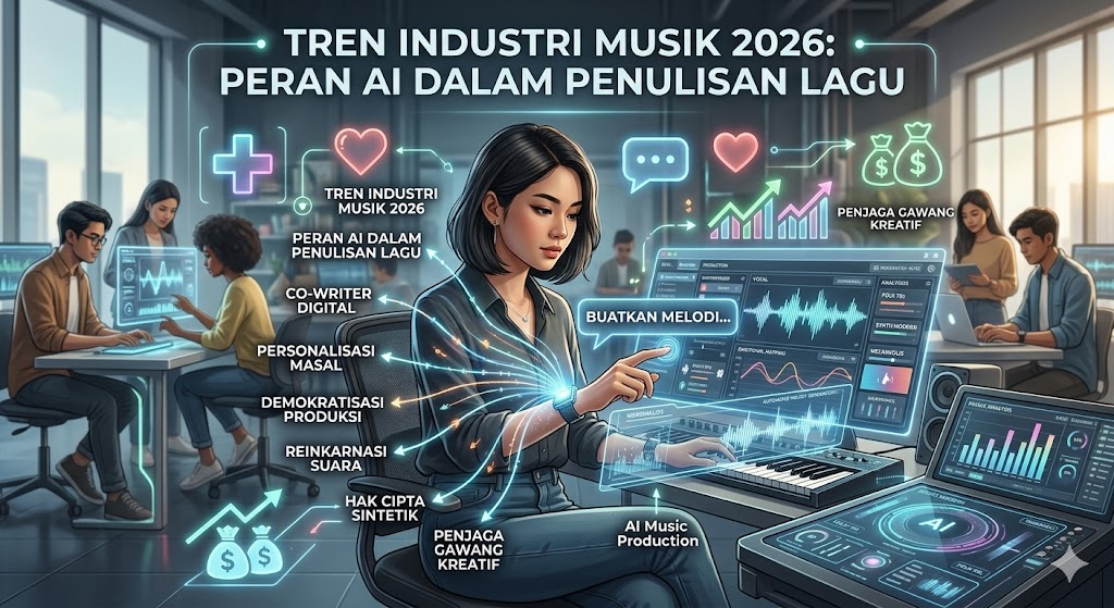 Tren Industri Musik 2026: Peran AI dalam Penulisan Lagu