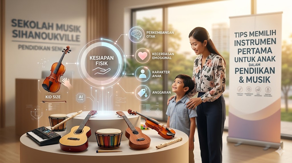 tips memilih instrumen pertama untuk anak dalam pendidikan & musik