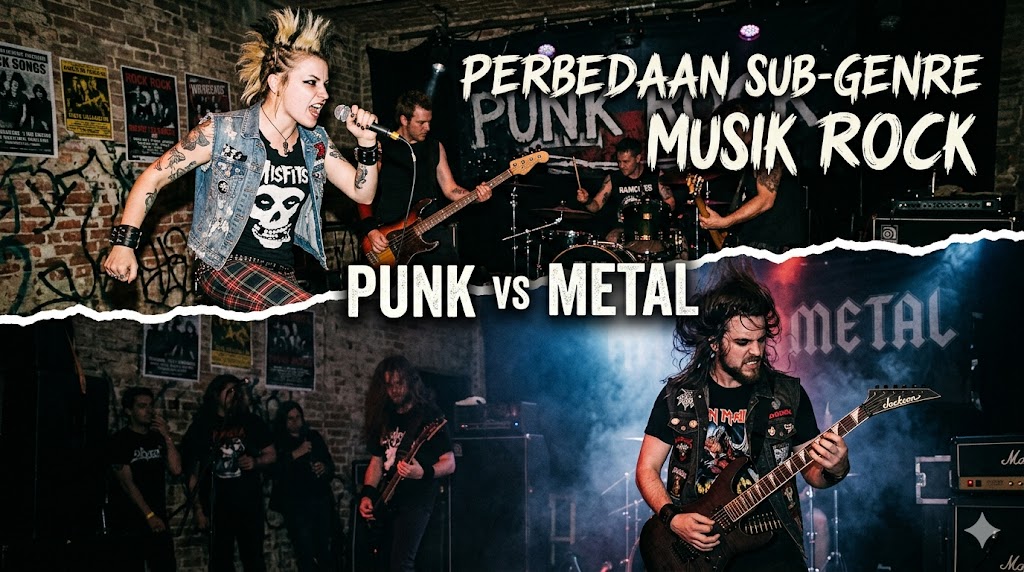 Mengenal Perbedaan Sub-Genre Musik Rock: Dari Punk hingga Metal