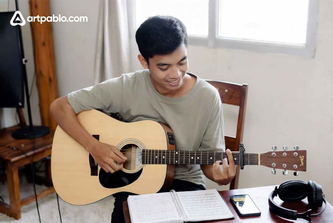 Tips memulai belajar alat musik tanpa bantuan guru les